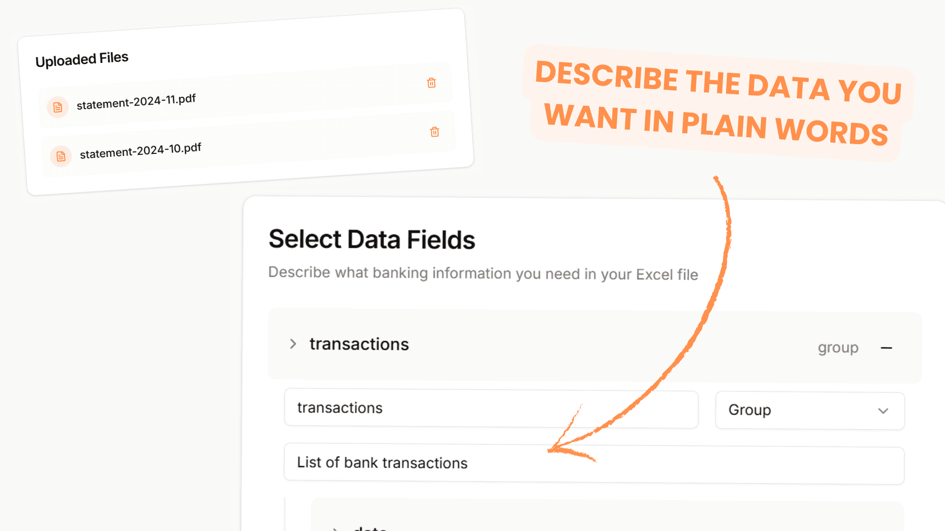 Upload demonstration